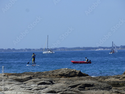 Paddle sur le littoral de Quiberon