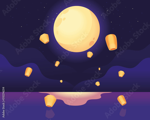 chinese moon festival event