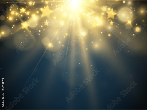 Wallpaper Mural 	
Bright beautiful golden sparks on a background.	
 Torontodigital.ca