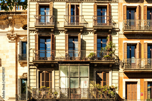 facade of a building in barcelona