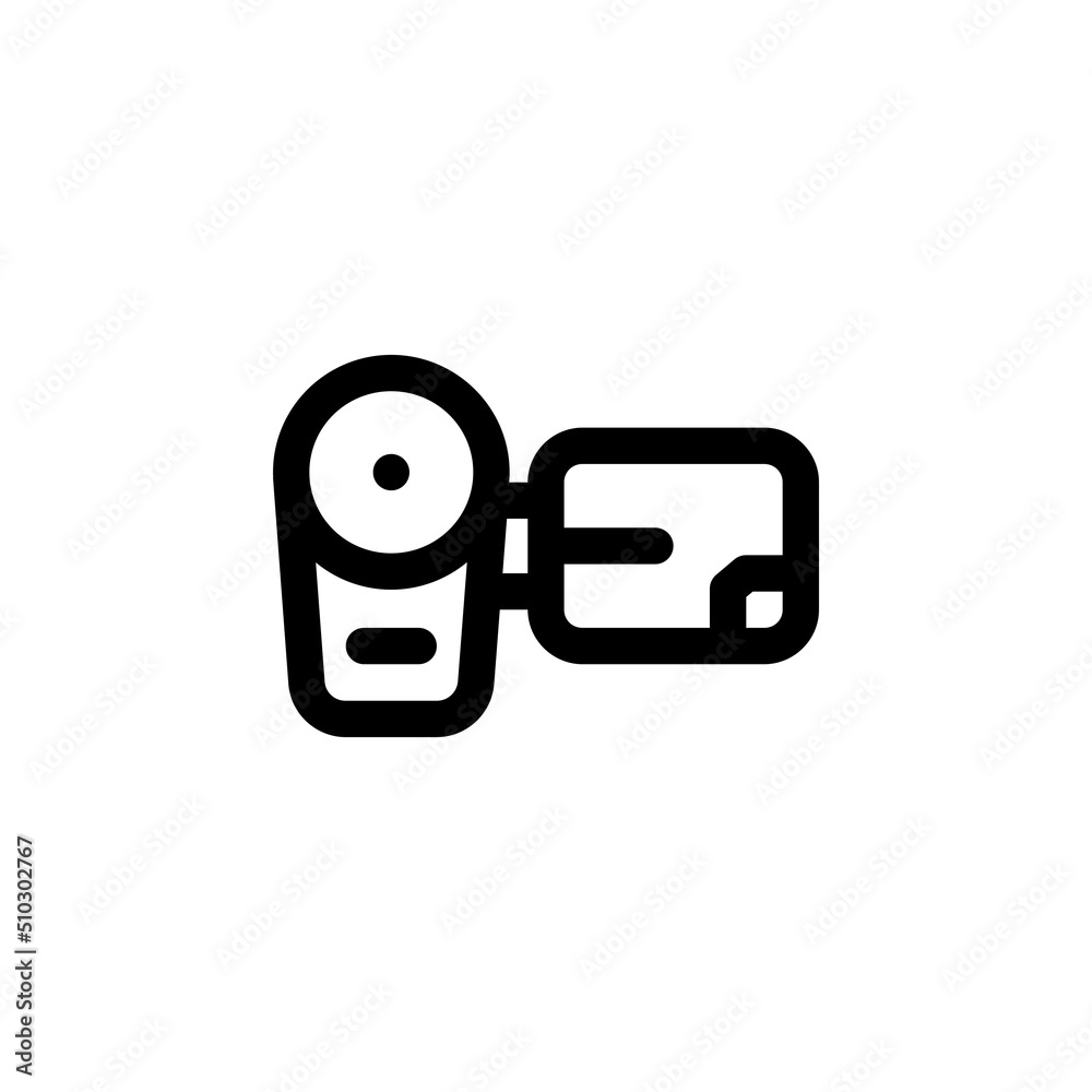 handy cam vector icon. computer component icon outline style. perfect use for logo, presentation, website, and more. simple modern icon design line style handy cam vector icon. computer component icon outline style. perfect use for logo, presentation, website, and more. simple modern icon design line style