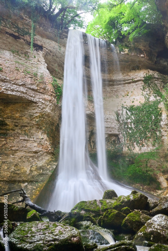 Shakuransky waterfall at the Kodori gorge, Abkhazia photo