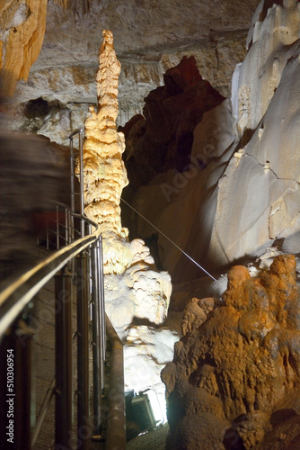 New Athos Cave, Abkhazia, underground view photo