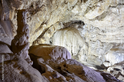 New Athos Cave, Abkhazia, underground view photo