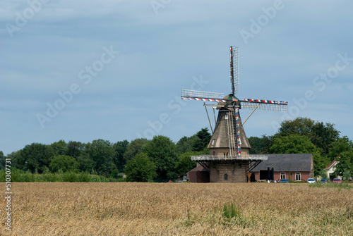Windmill Sint Jan near the Dutch village Veldhoven