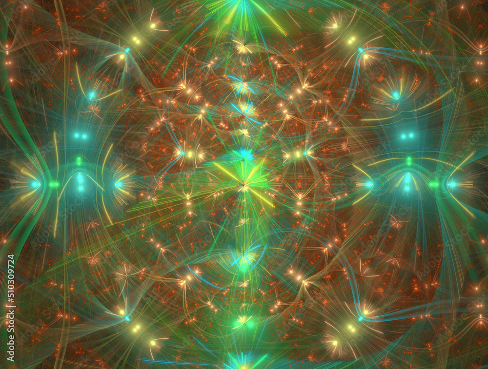 Fototapeta premium Imaginatory fractal abstract background Image