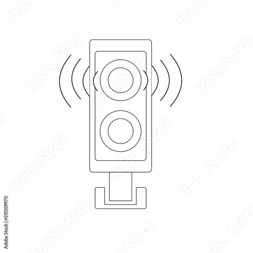 speaker icon design template illustration
