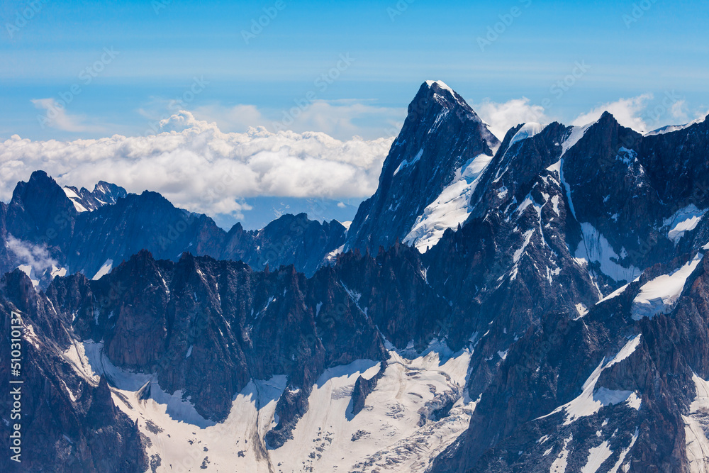 Mont Blanc highest mountain massif