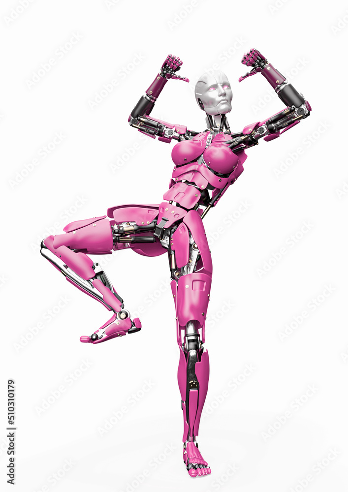 amazing robot is doing a hiphop dance with style amazing robot is doing a hiphop dance with style