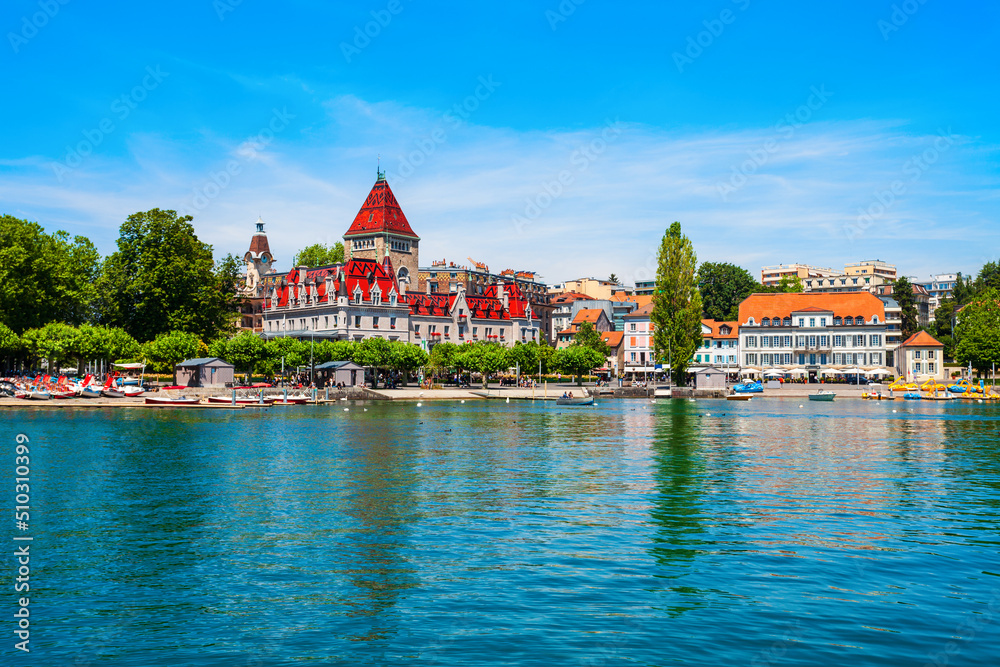 Obraz premium Chateau Ouchy Castle in Lausanne