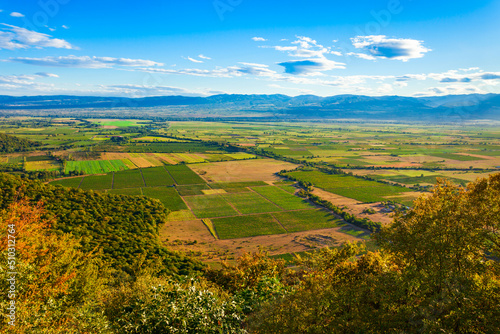 Alazani Valley in Kakheti region, Georgia photo