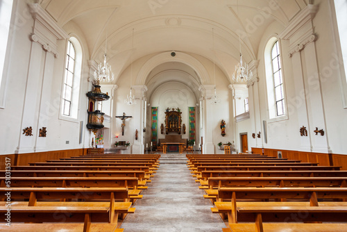 Fototapeta St. Mary Parish Church in Weggis