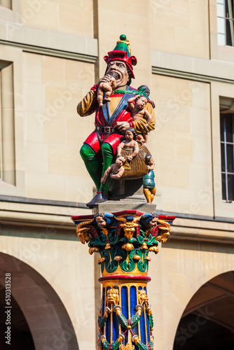 Kindlifresserbrunnen Child Eater Fountain, Bern photo