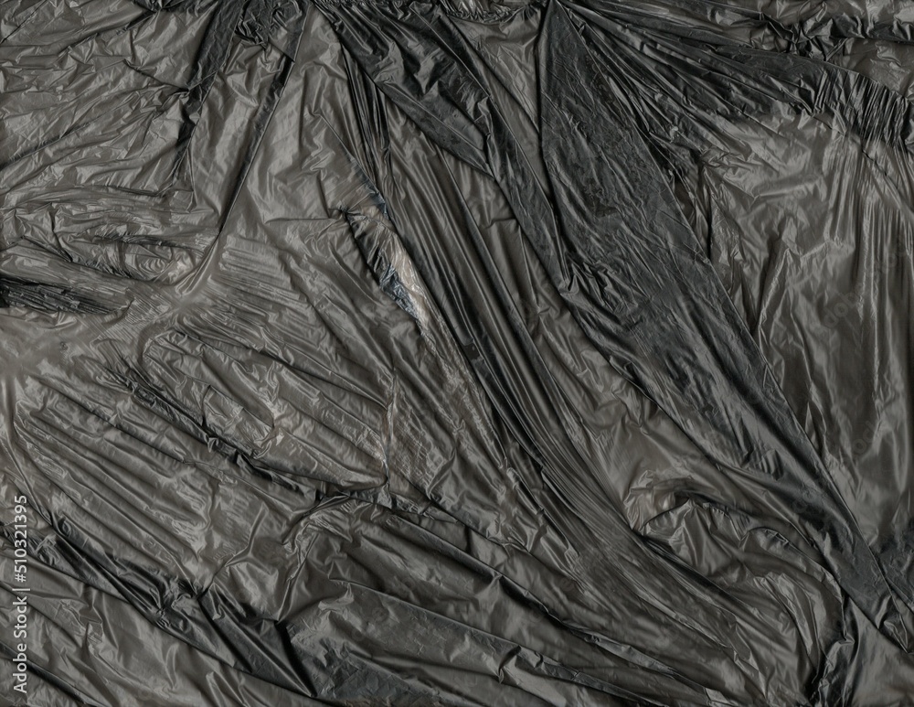 black plastic shrink wrap texture Stock Photo Adobe Stock