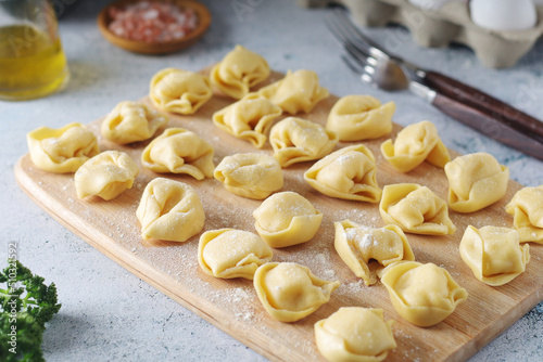 Tortellini - dumplings typical dish from Italian cuisine