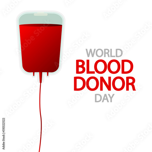 World blood donor day pack, vector art illustration.