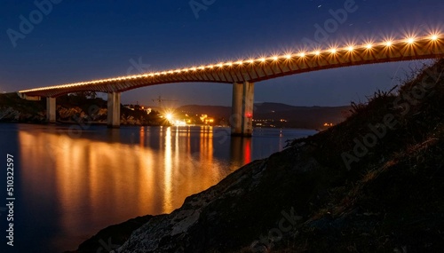 Puente sobre la ría de Noia, Galicia © CDN