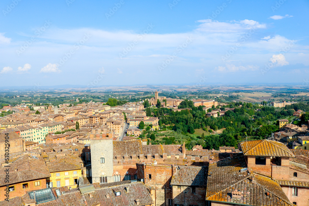 Cidade Medieval de Siena, Itália.