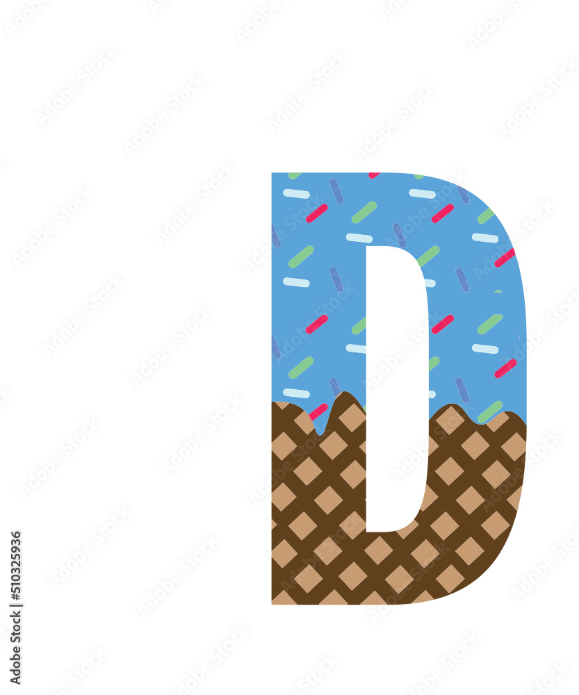 ice cream alphabet svg, summer alphabet letters font ice cream svg, Ice