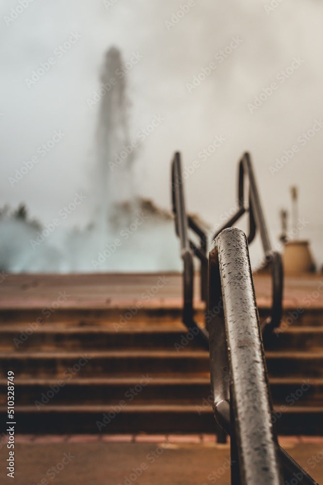 Fototapeta premium Stairway to Fountain
