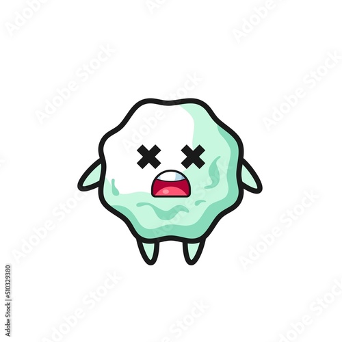 the dead chewing gum mascot character