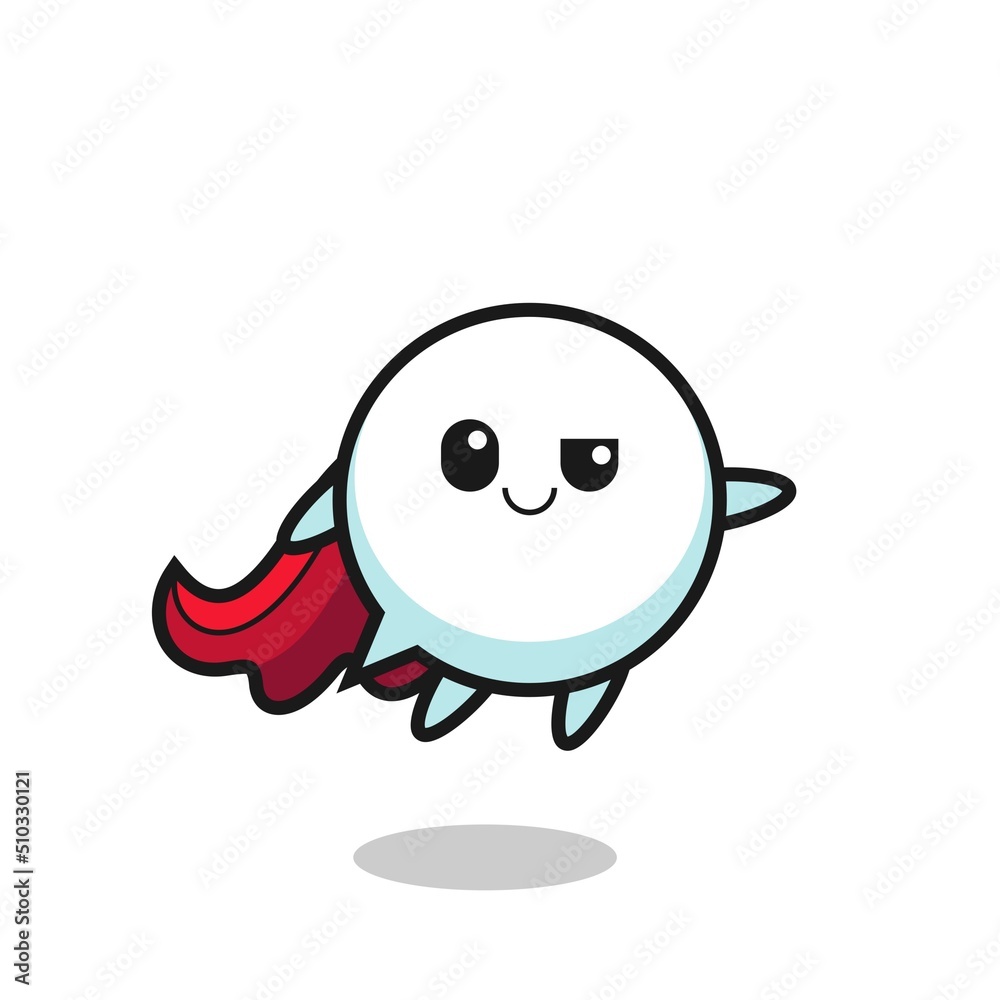 cute speech bubble superhero character is flying cute speech bubble superhero character is flying