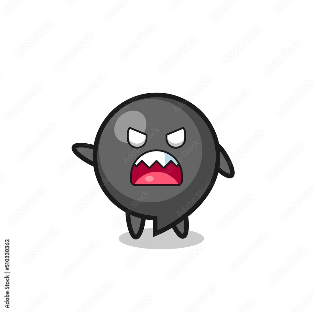 cute comma symbol cartoon in a very angry pose cute comma symbol cartoon in a very angry pose