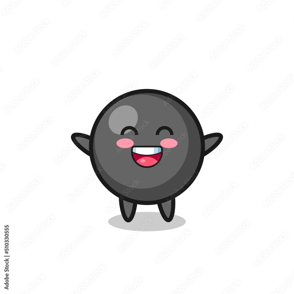 happy baby dot symbol cartoon character happy baby dot symbol cartoon character