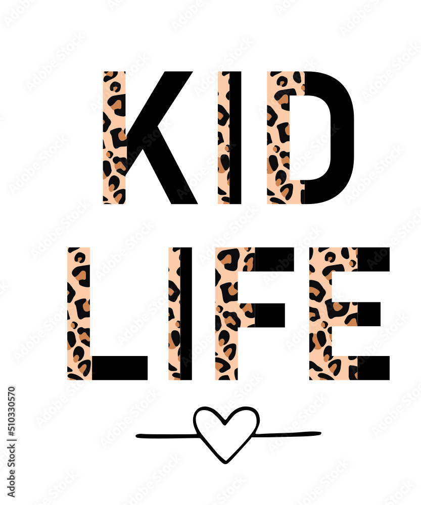 kid life svg png, little girl svg, Girl Svg png, half leopard girl svg ...