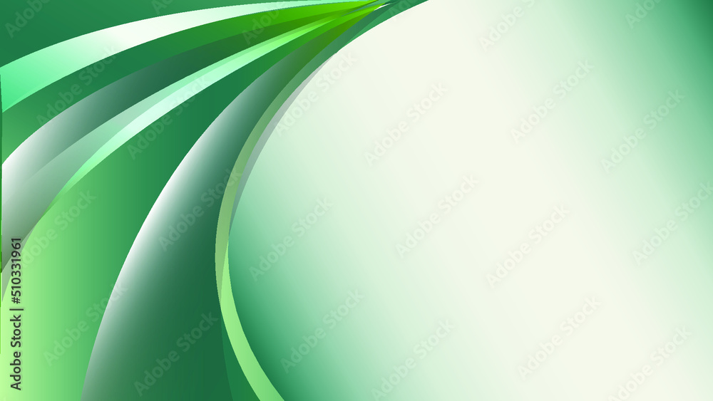 abstract green background with waves
