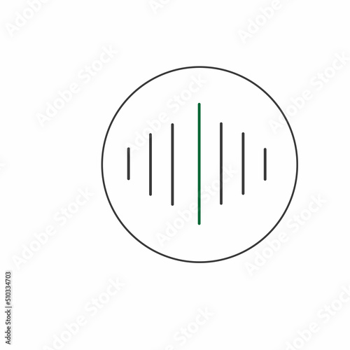 voice tape ilustration logo vector icon