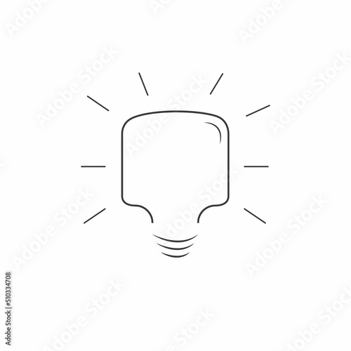 lamp  ilustration logo vector icon