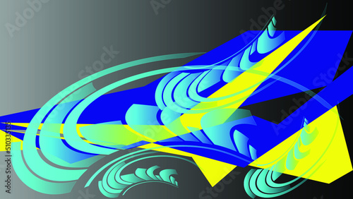 Arc sticker stripe for dark color body of car truck bus or van