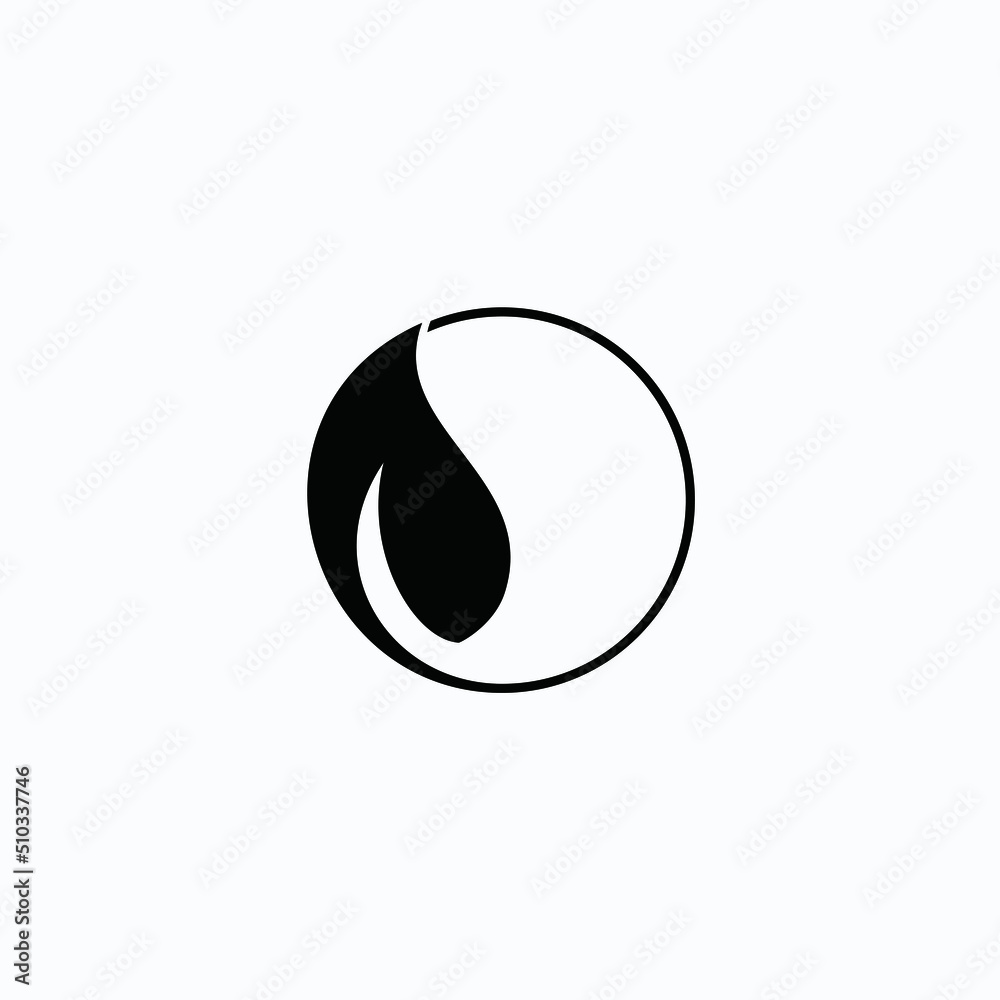 logo design vector leaf circle shape logo design vector leaf circle shape