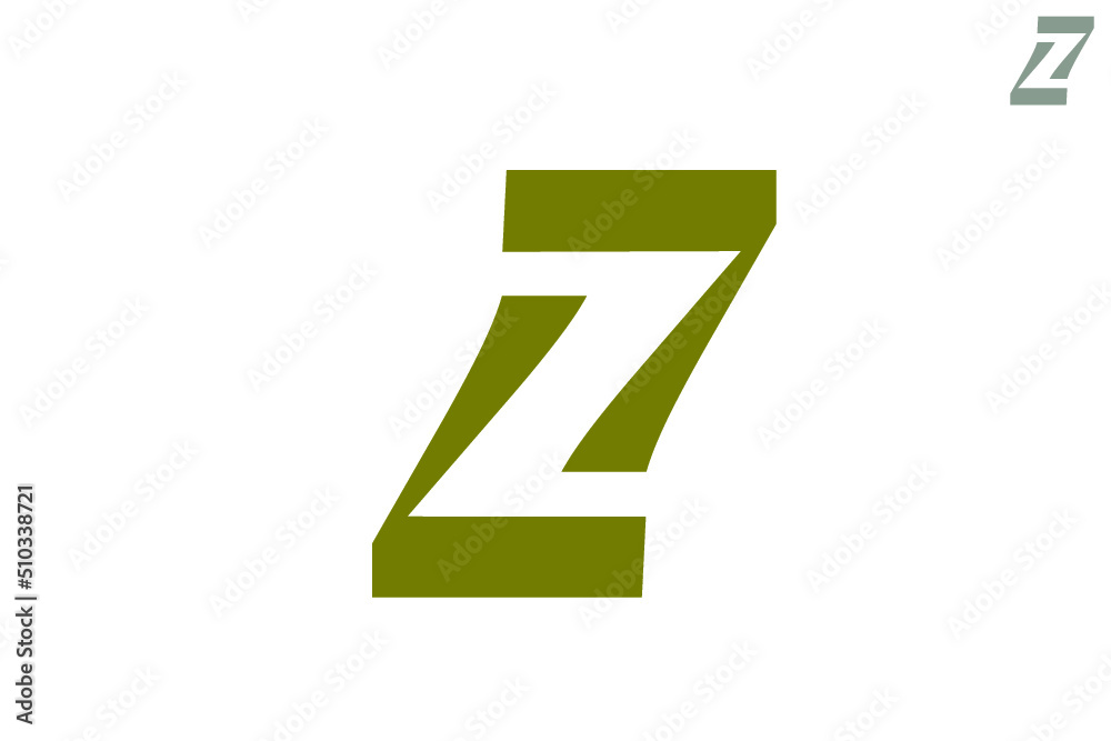 Seven and letter Z logo concept Seven and letter Z logo concept
