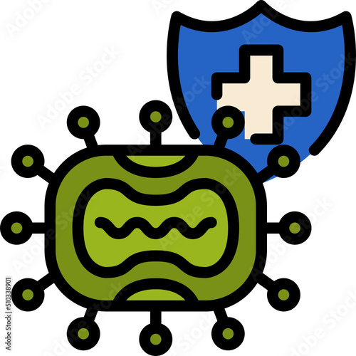 protection color outline icon