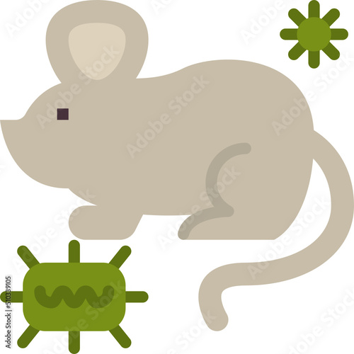 rodent flat icon