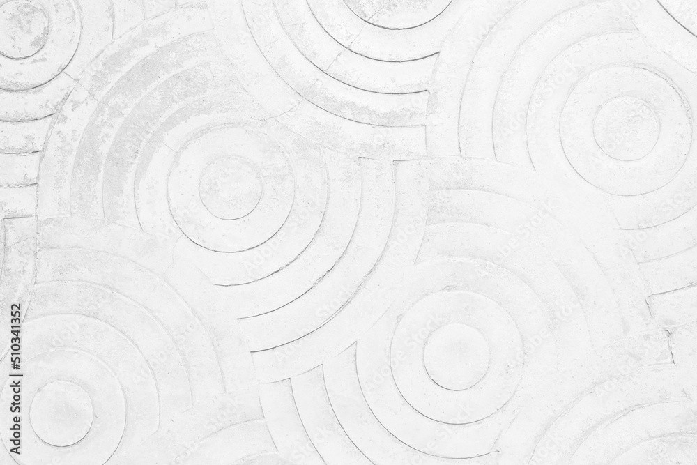 White concrete texture wall background. Abstract grey paint floor stamped concrete surface