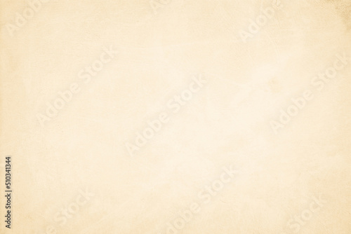 Old concrete wall texture background. Close up retro plain cream color cement material design element concept.