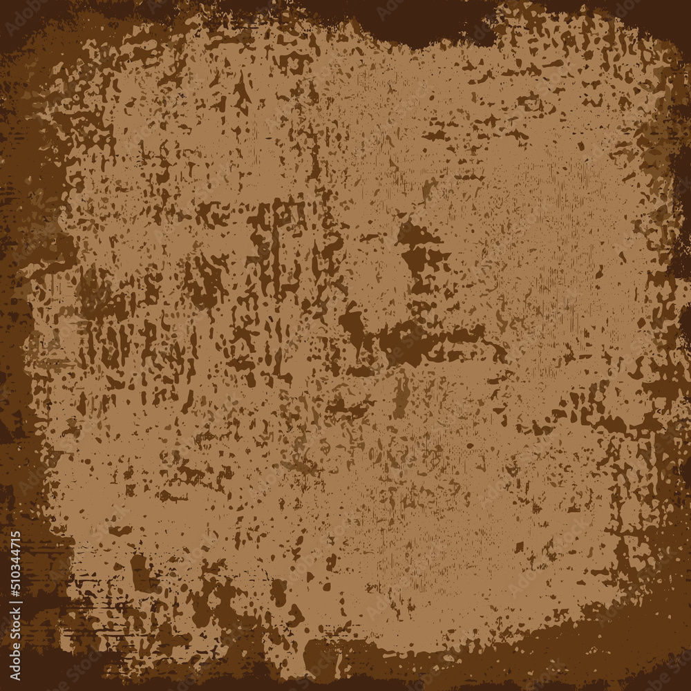 Grunge background is brown. Vintage abstract texture. Multicolor modern style scratched pattern