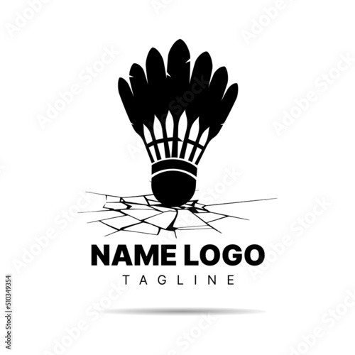 Badminton silhouette vector