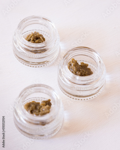 Cannabis extracts ice water hash rosin dab