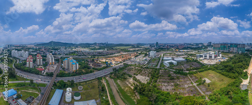 Aerial Panorama Cityscape of Kuala Lumpur, Malaysia(Sri Petaling)1