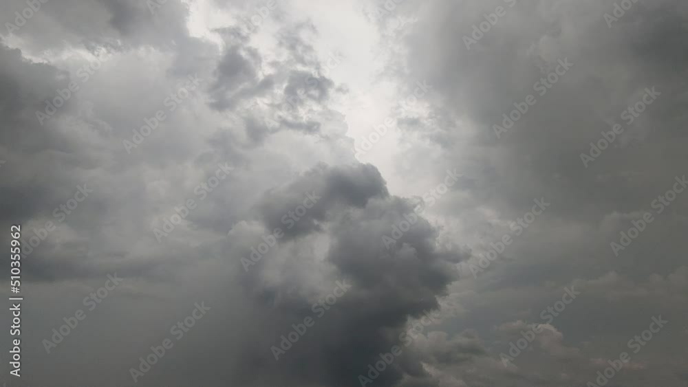 Dark Grey Storm Clouds, Dramatic Sky and Bad Weather Timelapse Dark Grey Storm Clouds, Dramatic Sky and Bad Weather Timelapse