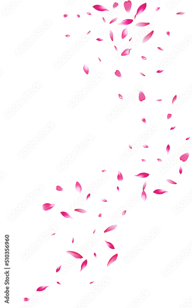 Naklejka premium Red Cherry Blur Vector White Background. Japanese