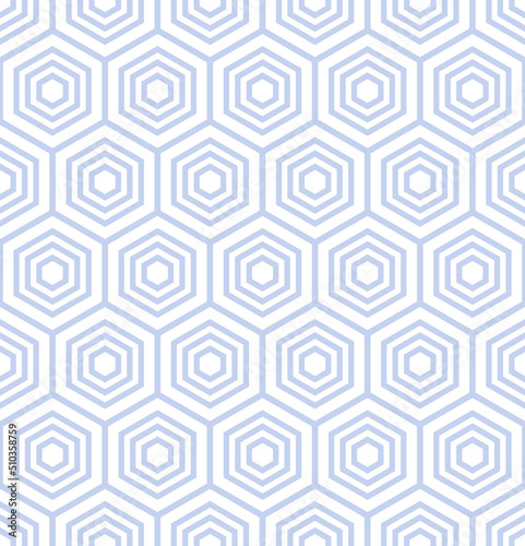 Seamless geometric hexagons pattern. Honeycomb structure.