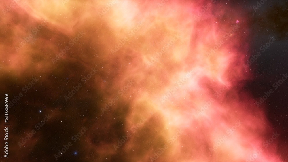 Fototapeta premium Universe filled with stars, nebula and galaxy 