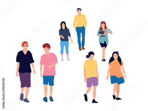 Group of Diversity People in illustration graphic vector