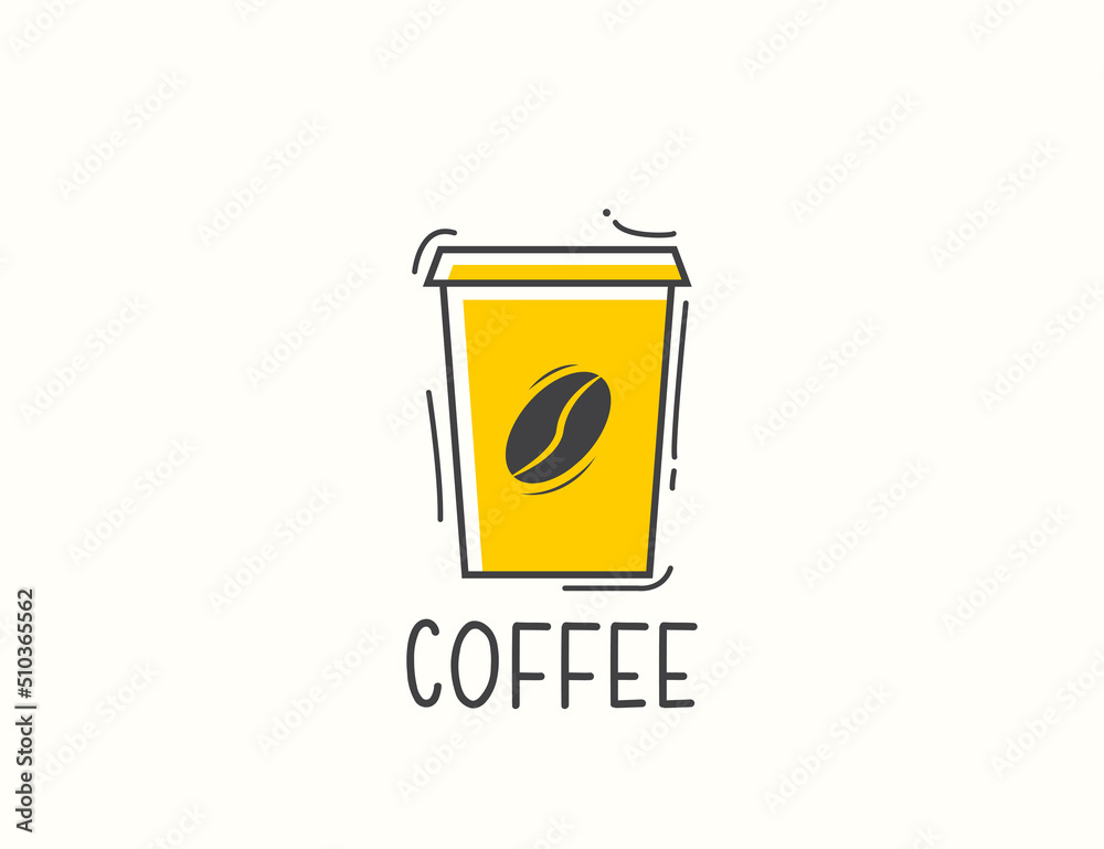 Coffee cup logo design