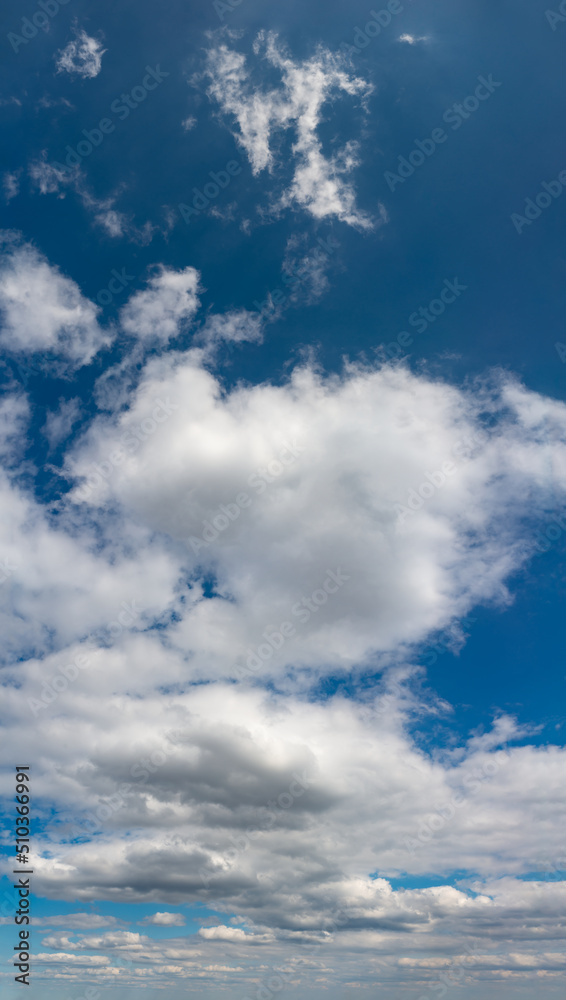 Fantastic clouds against blue sky, panorama Fantastic clouds against blue sky, panorama